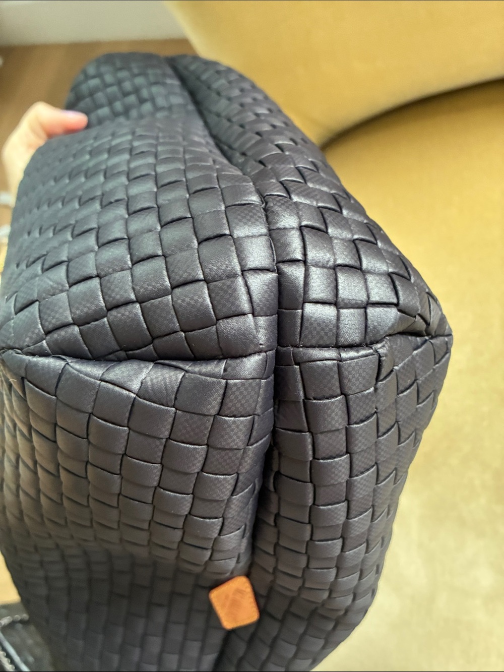 MZ WALLACE Black Large Woven Shoulder - Picture 8 of 11